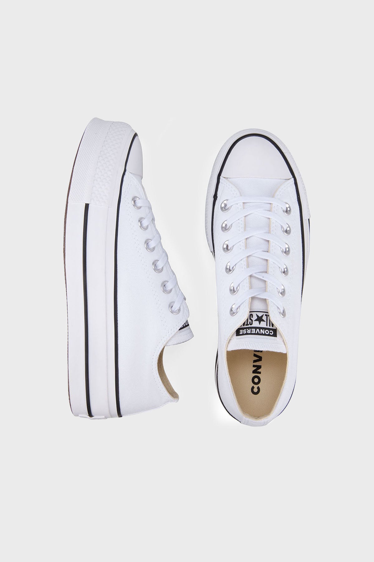 Converse Chuck Taylor Sneaker Bayan Ayakkabı 560251C 102 Beyaz-Siyah-Beyaz