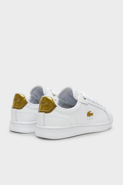 Lacoste Carnaby Logolu Deri Sneaker Bayan Ayakkabı 745SFA0055T 216 BEYAZ-GOLD