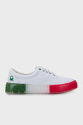 United Colors Of Benetton Sneaker Bayan Ayakkabı BN-30696 BEYAZ-KIRMIZI
