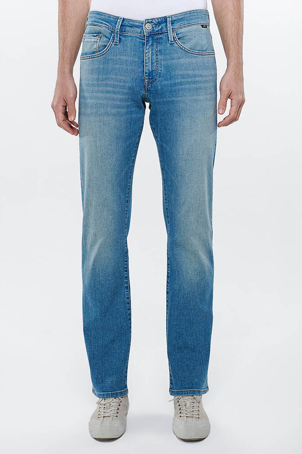 Mavi Hunter Pamuklu Normal Bel Regular Straight Düz Paça Jeans Erkek Kot Pantolon 0020228709 AÇIK MAVİ