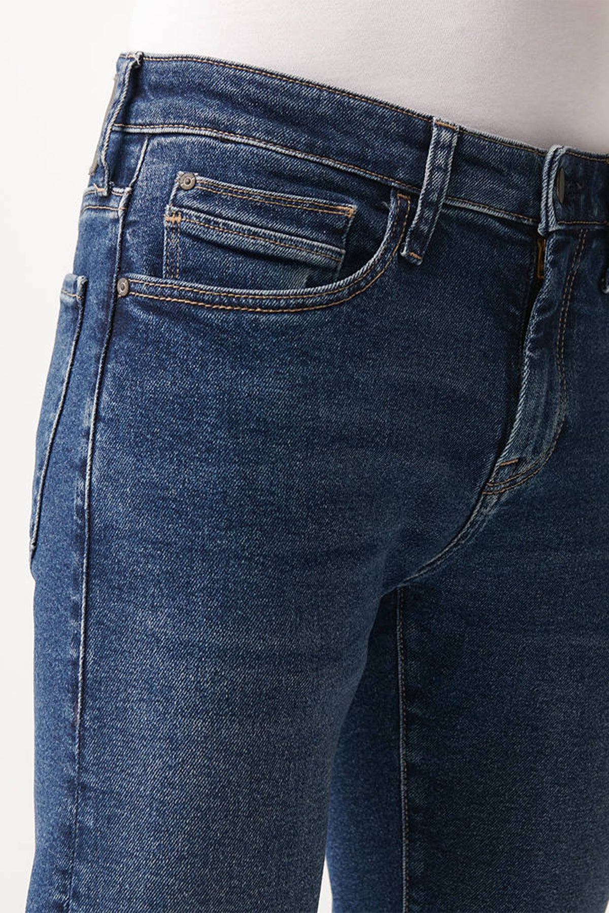 Mavi James Pamuklu Normal Bel Skinny Dar Paça Jeans Erkek Kot Pantolon 0042433452 MAVİ
