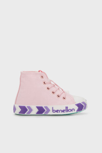 United Colors Of Benetton Bilekli Sneaker Unisex Çocuk Ayakkabı BN-30647 PEMBE