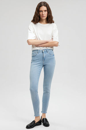 Mavi Tess Skinny Fit Yüksek Bel Dar Paça Jeans Bayan Kot Pantolon 100328-80979 AÇIK MAVİ