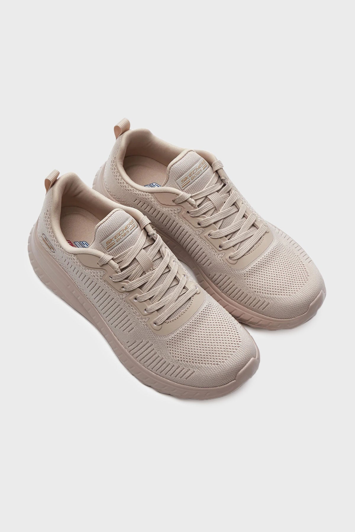 Skechers Bobs Logolu Sneaker Bayan Ayakkabı 117209 NUDE NATURAL