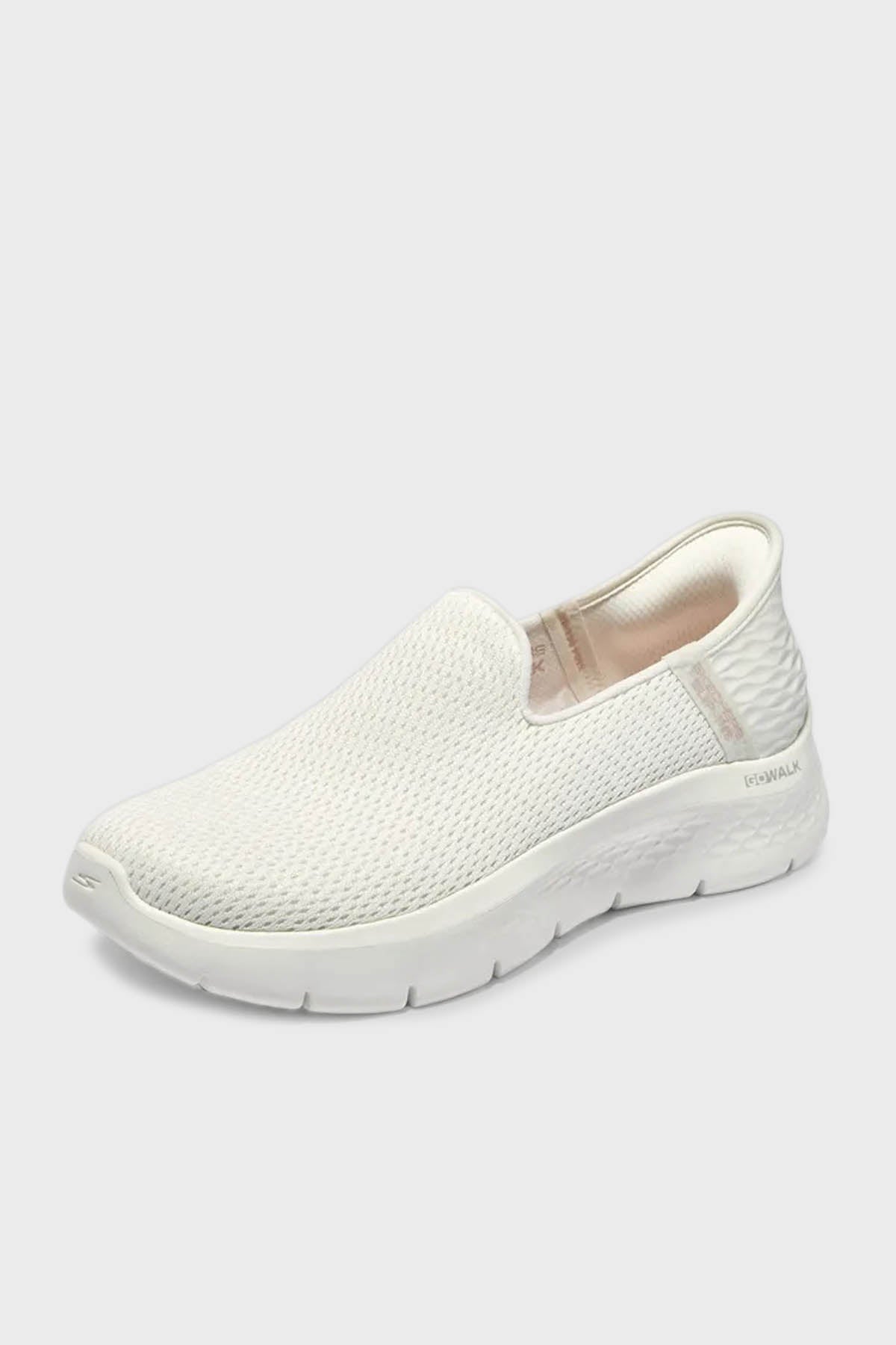 Skechers Go Walk Flex Casual Slip-On Bayan Ayakkabı 124963TKOFWT EKRU