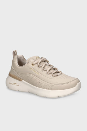 Skechers Skech-Air Dynamight Logolu Sneaker Bayan Ayakkabı 150373 NTGD Natural-Gold