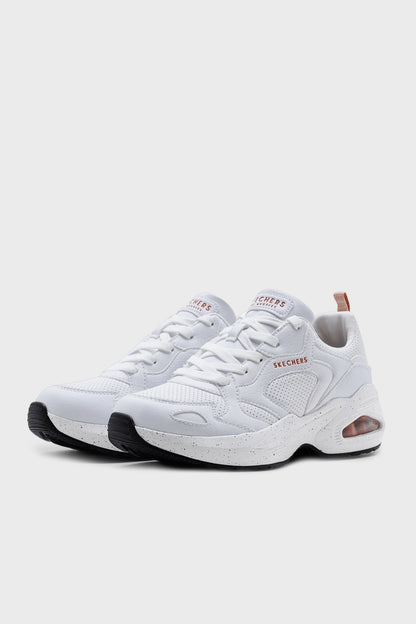 Skechers M-Uno Logolu Kalın Tabanlı Sneaker Bayan Ayakkabı 177052 WHT BEYAZ