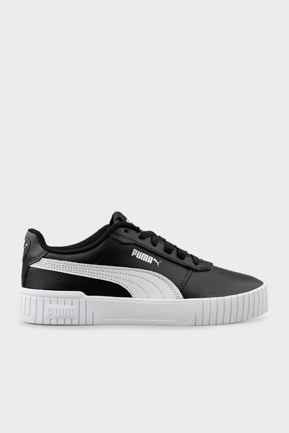 Puma Carina 2.0 Logolu Sneaker Bayan Ayakkabı 38584910 SİYAH-BEYAZ