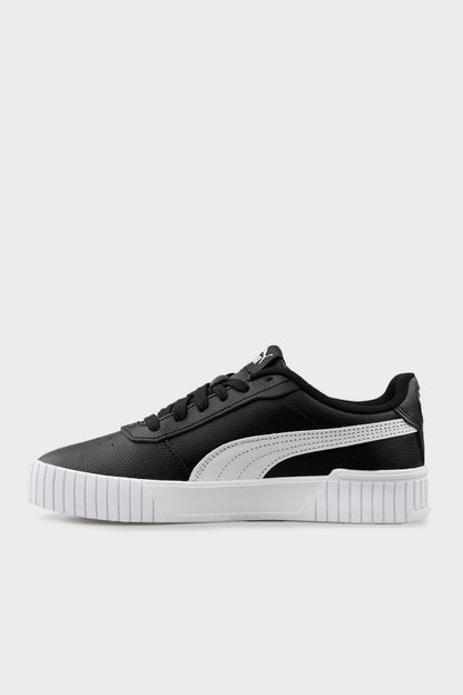 Puma Carina 2.0 Logolu Sneaker Bayan Ayakkabı 38584910 SİYAH-BEYAZ