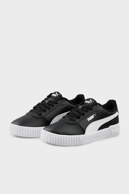 Puma Carina 2.0 Logolu Sneaker Bayan Ayakkabı 38584910 SİYAH-BEYAZ