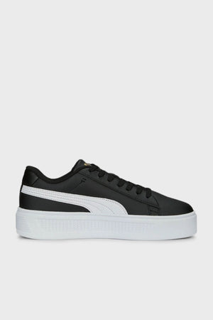 Puma Smash Platform v3 Logolu Sneaker Bayan Ayakkabı 39075802 SİYAH