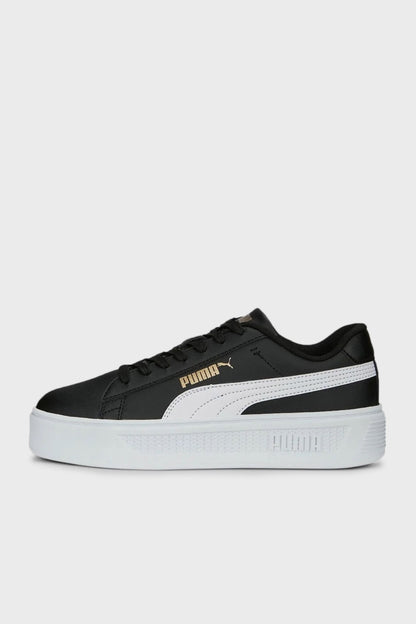 Puma Smash Platform v3 Logolu Sneaker Bayan Ayakkabı 39075802 SİYAH