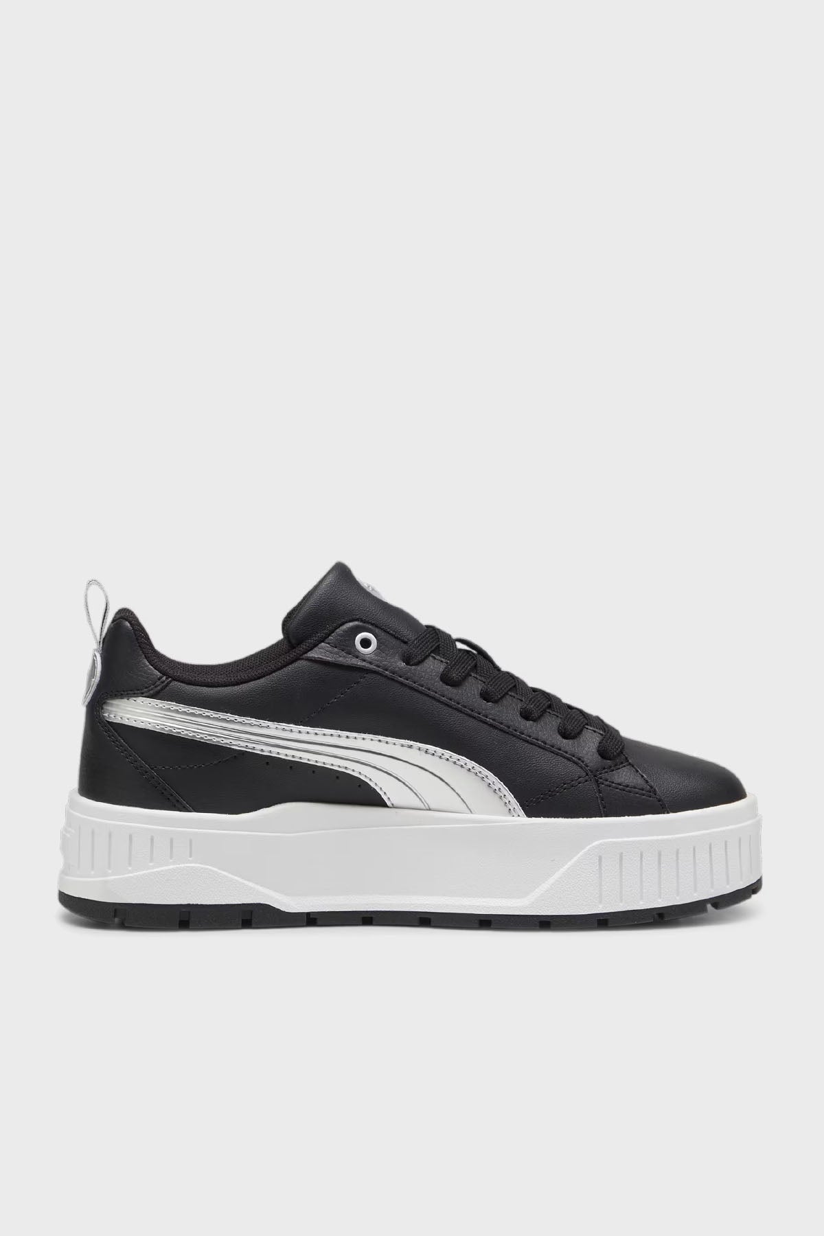 Puma Karmen II Metallic Dream Logolu Kalın Tabanlı Sneaker Bayan Ayakkabı 39889202 SİYAH