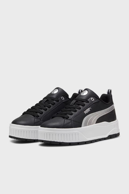 Puma Karmen II Metallic Dream Logolu Kalın Tabanlı Sneaker Bayan Ayakkabı 39889202 SİYAH