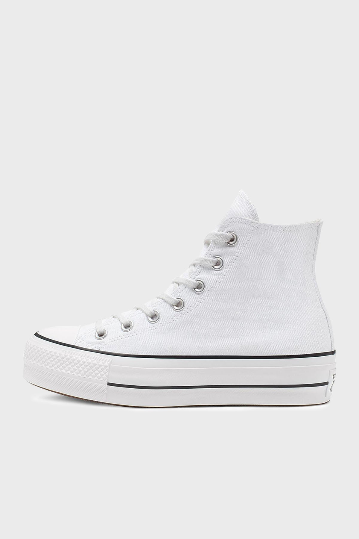 Converse Chuck Taylor All Star Sneaker Bayan Ayakkabı 560846C 102 Beyaz-Siyah-Beyaz