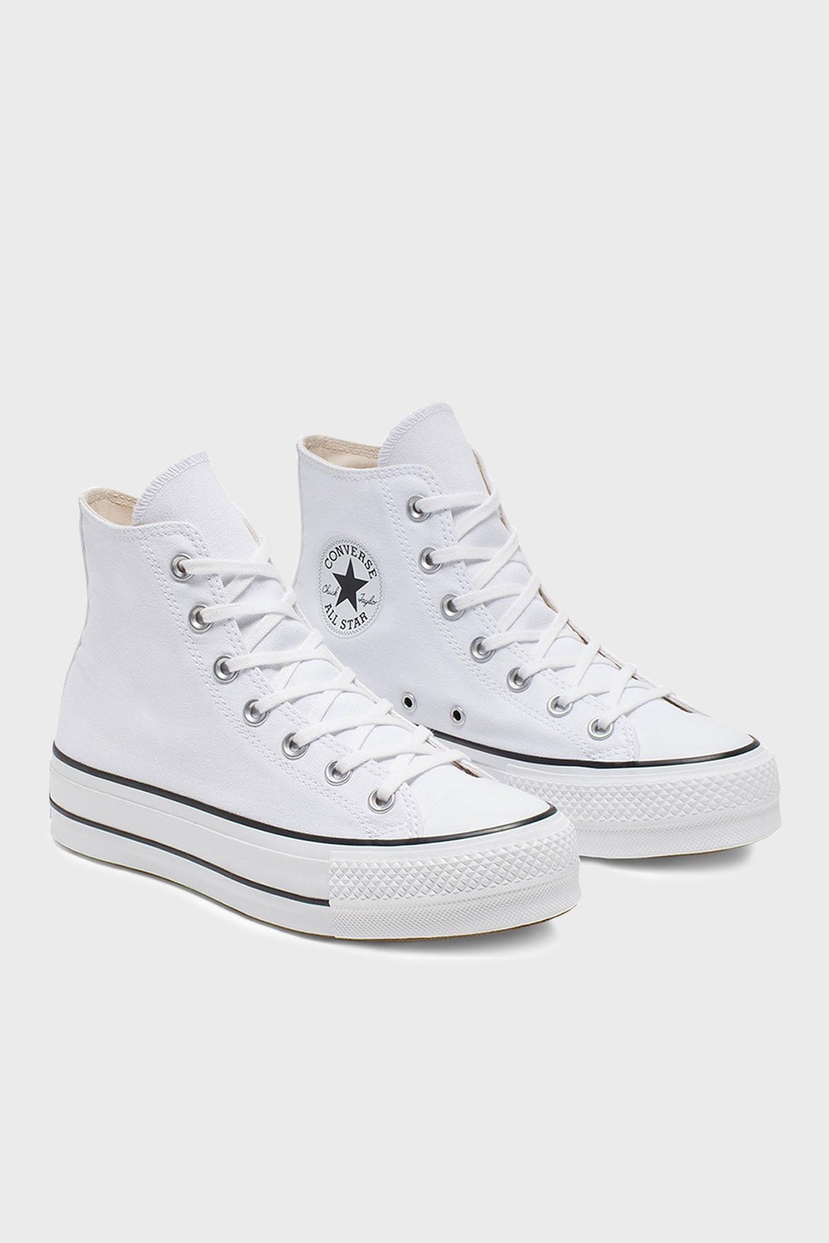 Converse Chuck Taylor All Star Sneaker Bayan Ayakkabı 560846C 102 Beyaz-Siyah-Beyaz