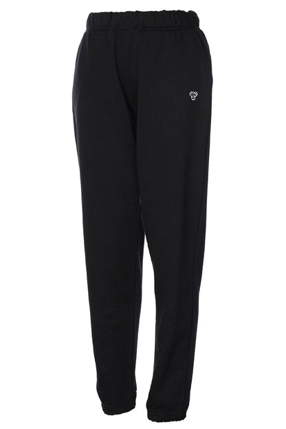 Hummel Pamuklu Regular Fit Normal Bel Lastikli Paça Jogger Bayan Eşofman Altı 931895-2001 SİYAH