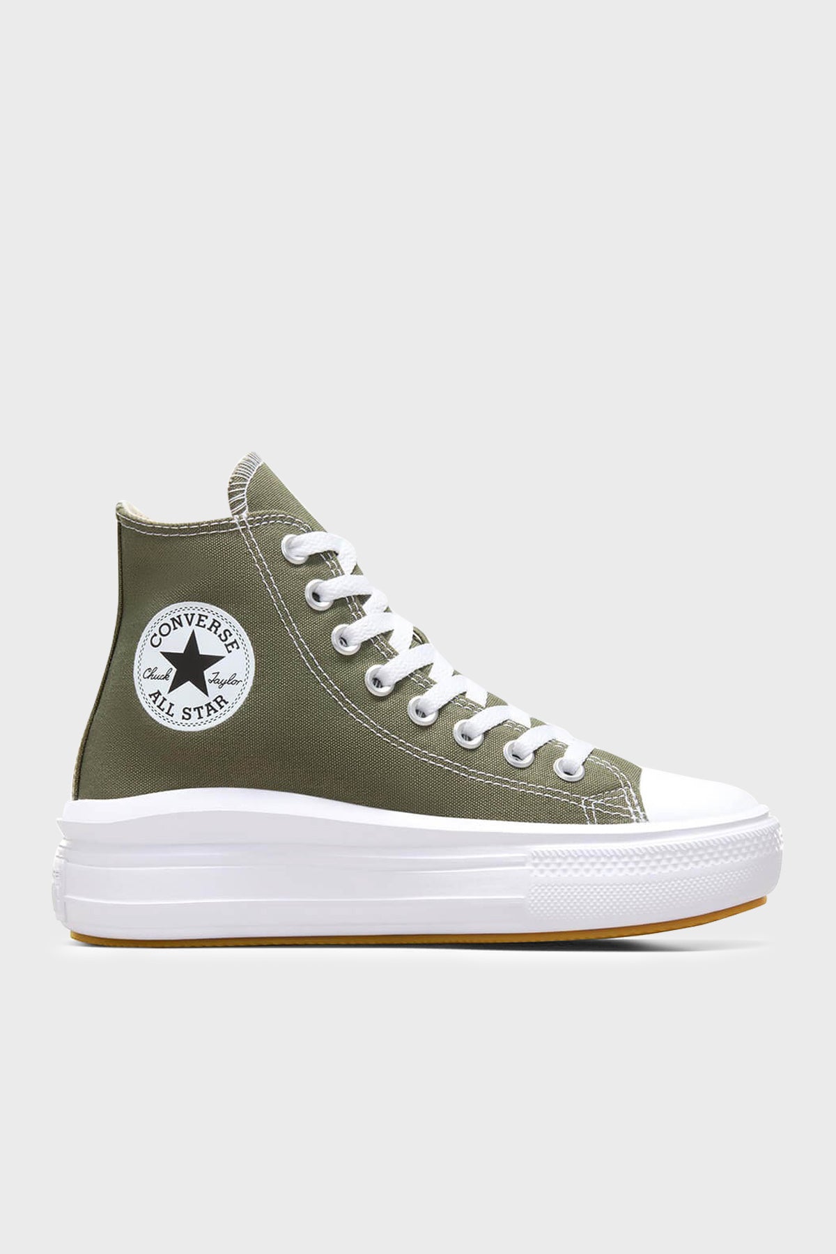 Converse Chuck Taylor Platform Tabanlı Sneaker Bayan Ayakkabı A08295C 306 HAKİ