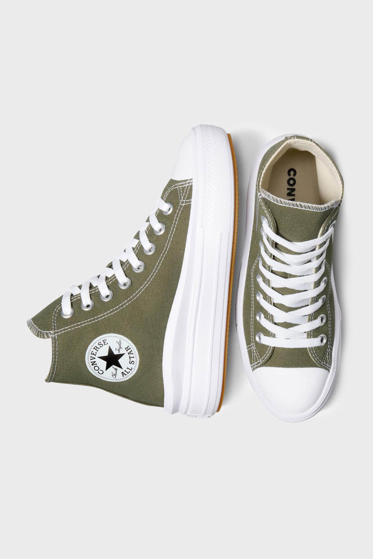 Converse Chuck Taylor Platform Tabanlı Sneaker Bayan Ayakkabı A08295C 306 HAKİ