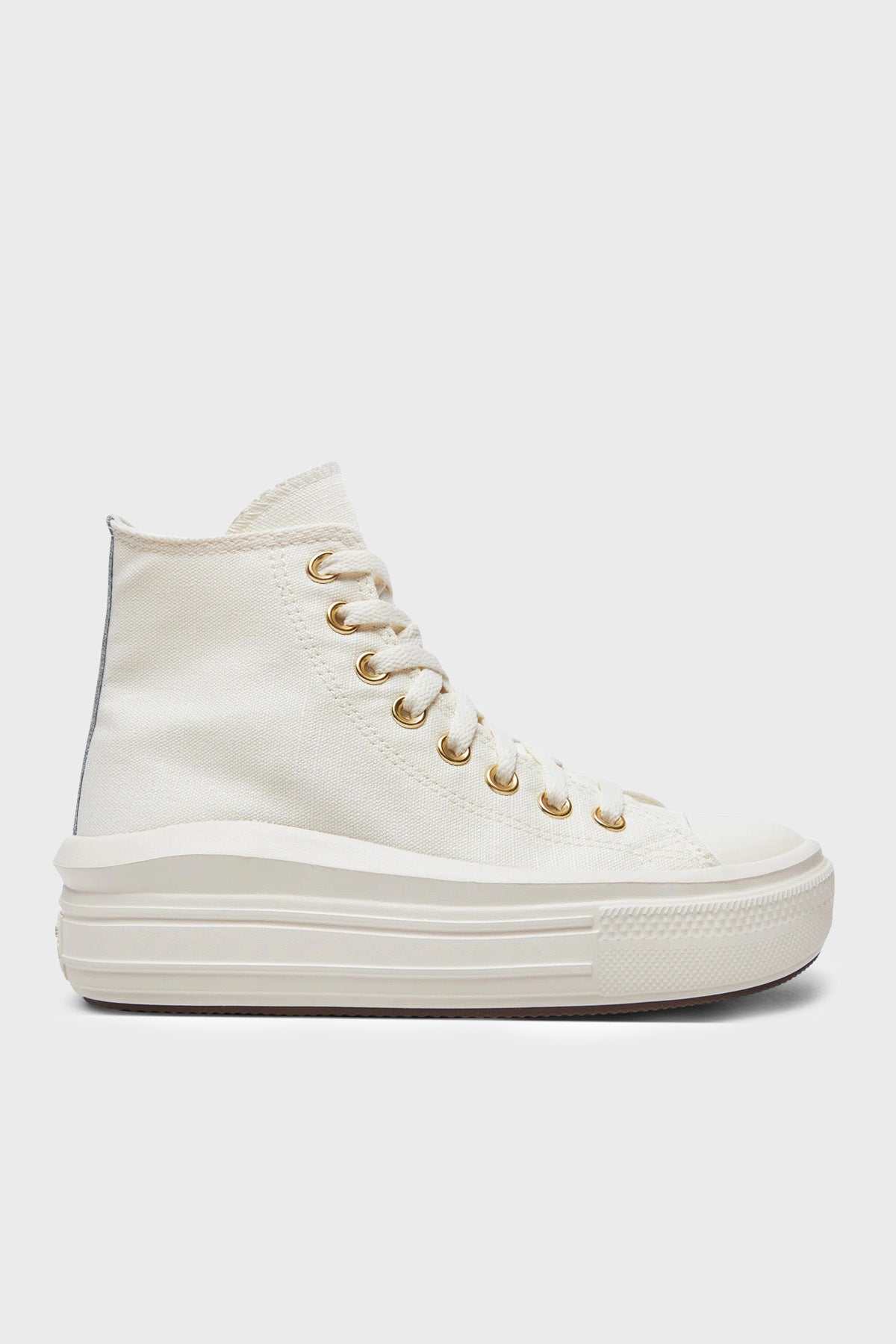 Converse Chuck Taylor Platform Tabanlı Sneaker Bayan Ayakkabı A08384C 286 KREM