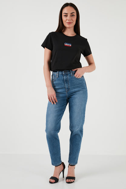 Levi's High Waıst Mom Fit Yüksek Bel Jeans Bayan Kot Pantolon A7745-0006 MAVİ