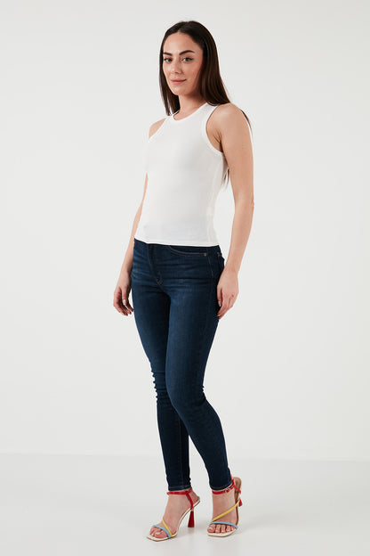 Levi's Mile High Süper Skinny Fit Yüksek Bel Jeans Bayan Kot Pantolon A9356-0001 LACİVERT