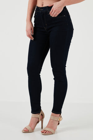 Levi's 721 Skinny Fit Yüksek Bel Jeans Bayan Kot Pantolon A9360-0000 KOYU LACIVERT