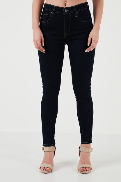 Levi's 721 Skinny Fit Yüksek Bel Jeans Bayan Kot Pantolon A9360-0000 KOYU LACIVERT