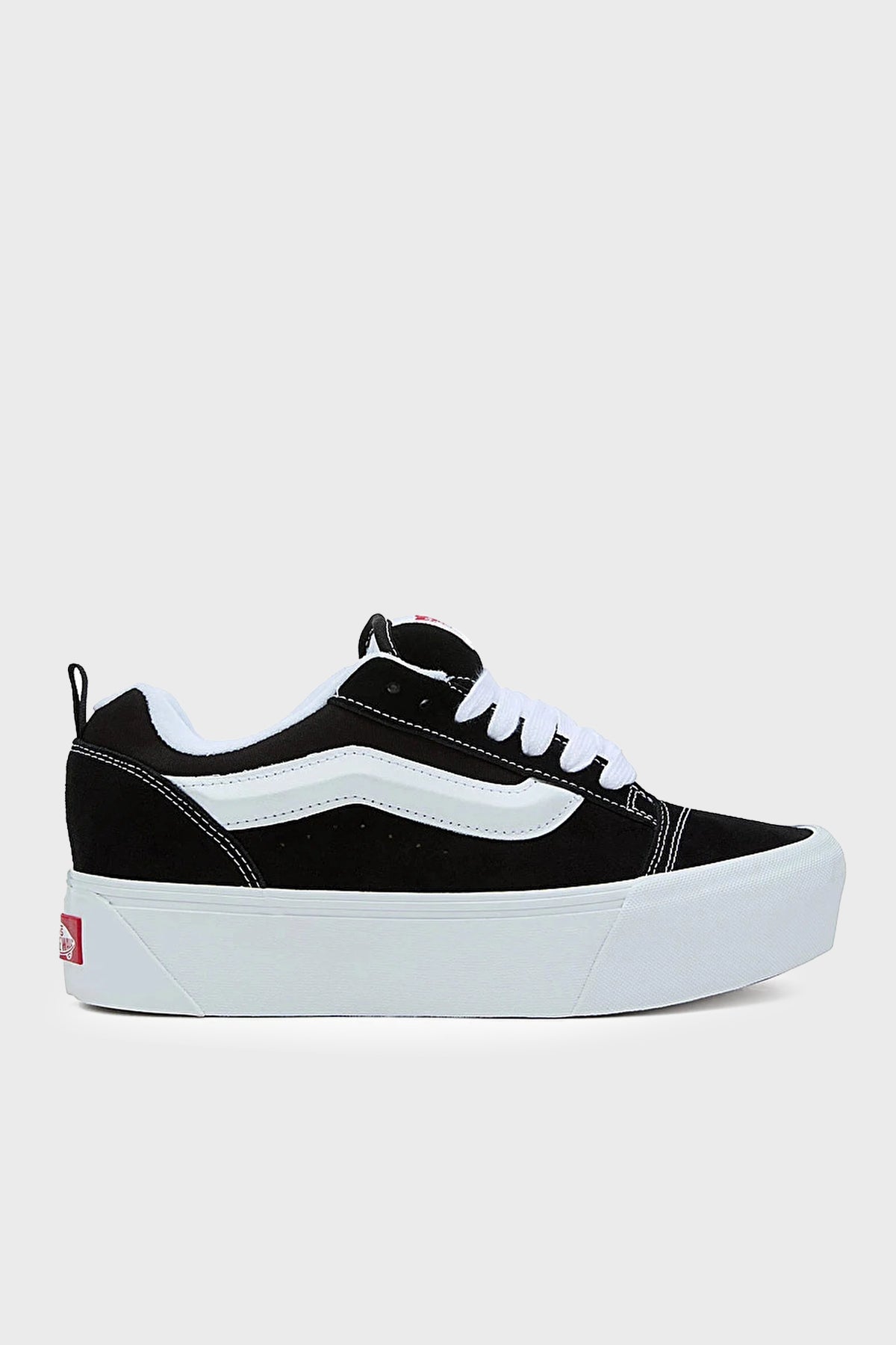 Vans Knu Stack Süet Sneaker Bayan Ayakkabı VN000CP66BT1 SİYAH-BEYAZ