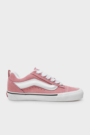 Vans Knu Skool Logolu Süet Sneaker Bayan Ayakkabı VN000CS0C3S1 PEMBE