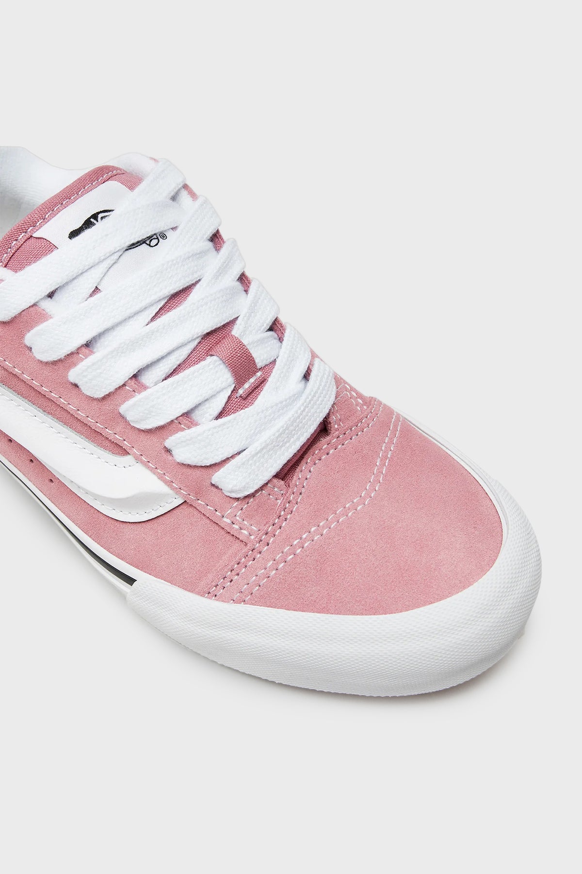 Vans Knu Skool Logolu Süet Sneaker Bayan Ayakkabı VN000CS0C3S1 PEMBE