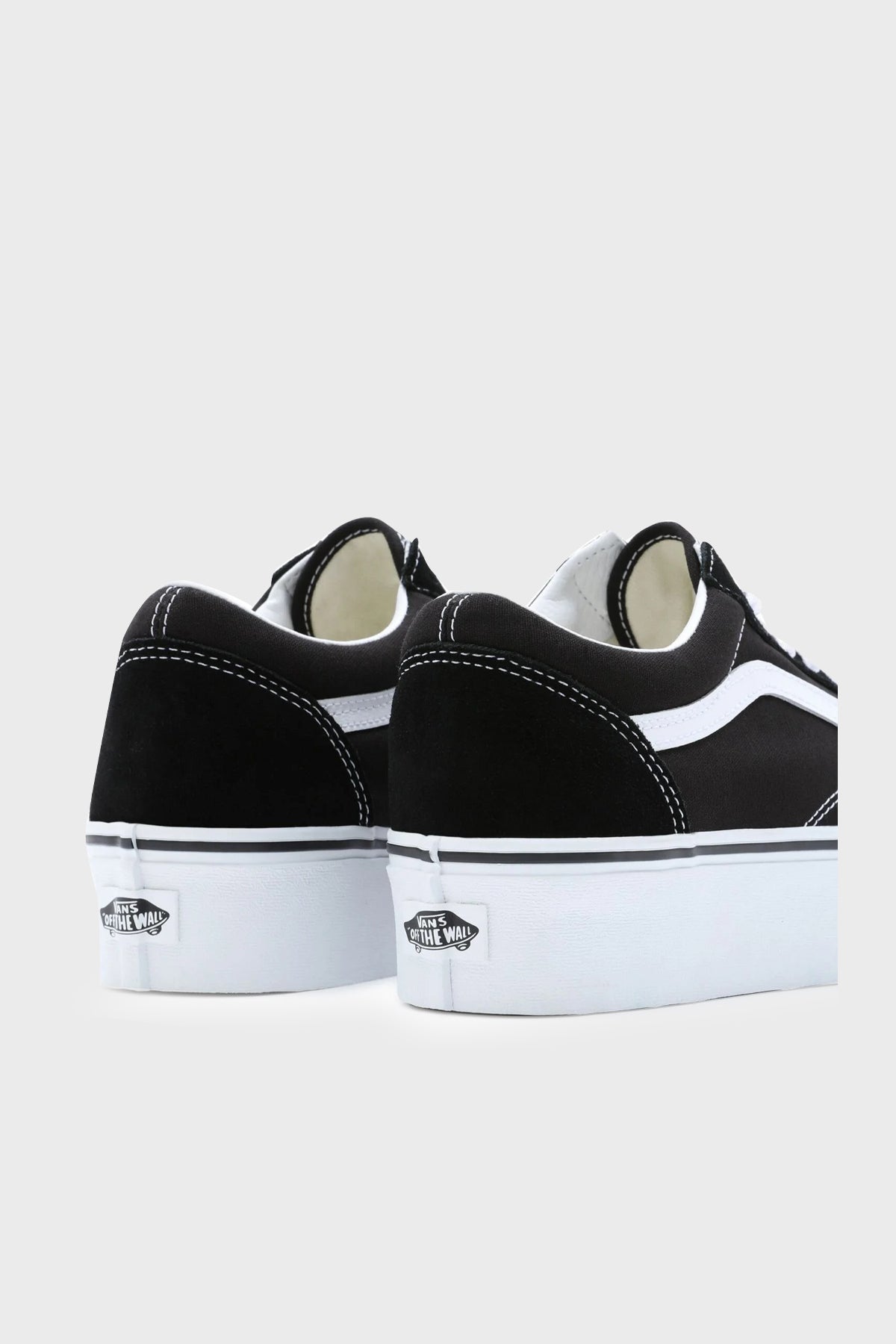 Vans UA Old Skool Stackform Sneaker Bayan Ayakkabı VN0A7Q5M6BT1 SİYAH-BEYAZ