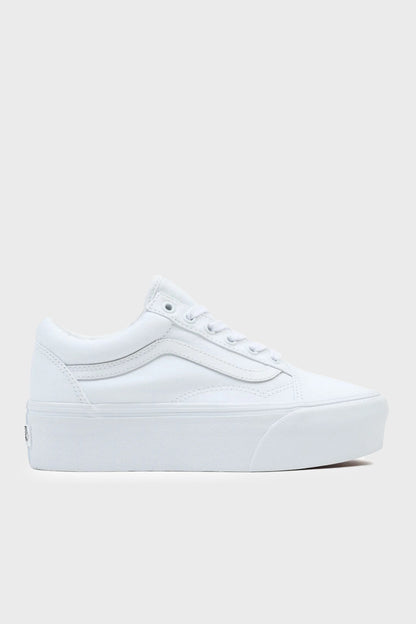 Vans UA Old Skool Stackform Sneaker Bayan Ayakkabı VN0A7Q5MW001 BEYAZ