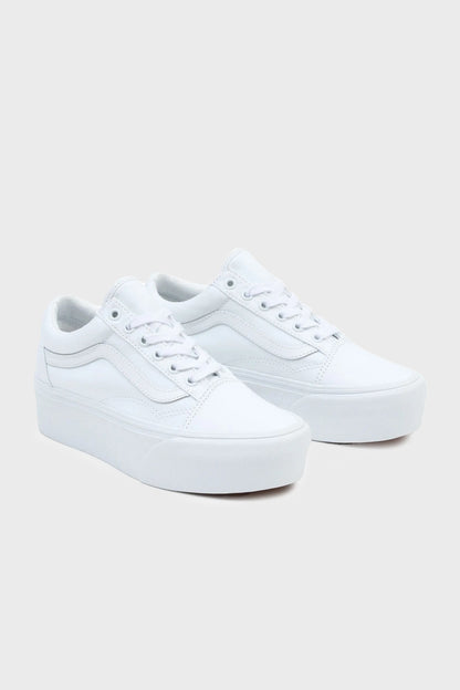 Vans UA Old Skool Stackform Sneaker Bayan Ayakkabı VN0A7Q5MW001 BEYAZ