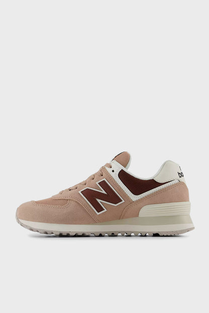 New Balance NB Lifestyle Süet Sneaker Bayan Ayakkabı WL574DO2 BEJ