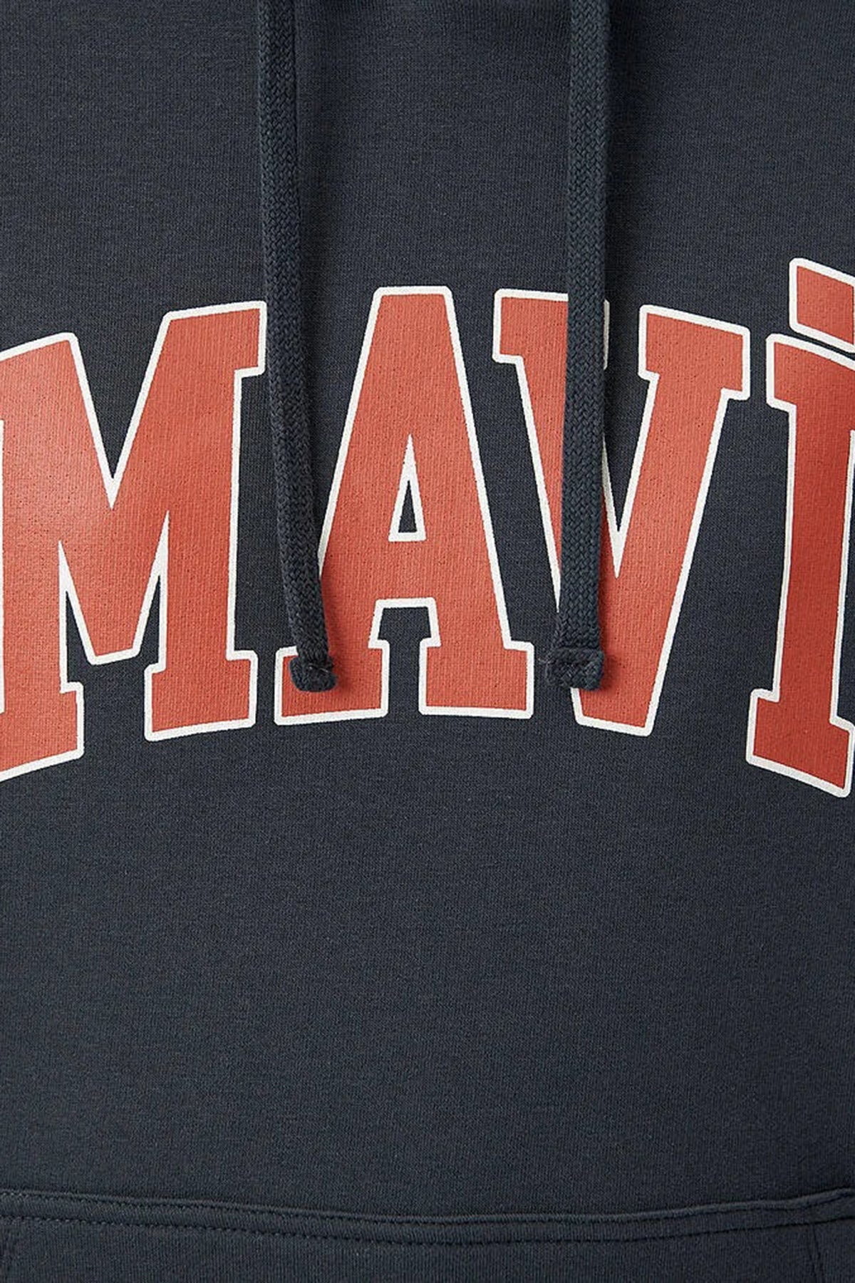 Mavi Pamuklu Oversize Kapüşonlu Kanguru Cepli Bayan Sweat 1600361-80106 ANTRASİT