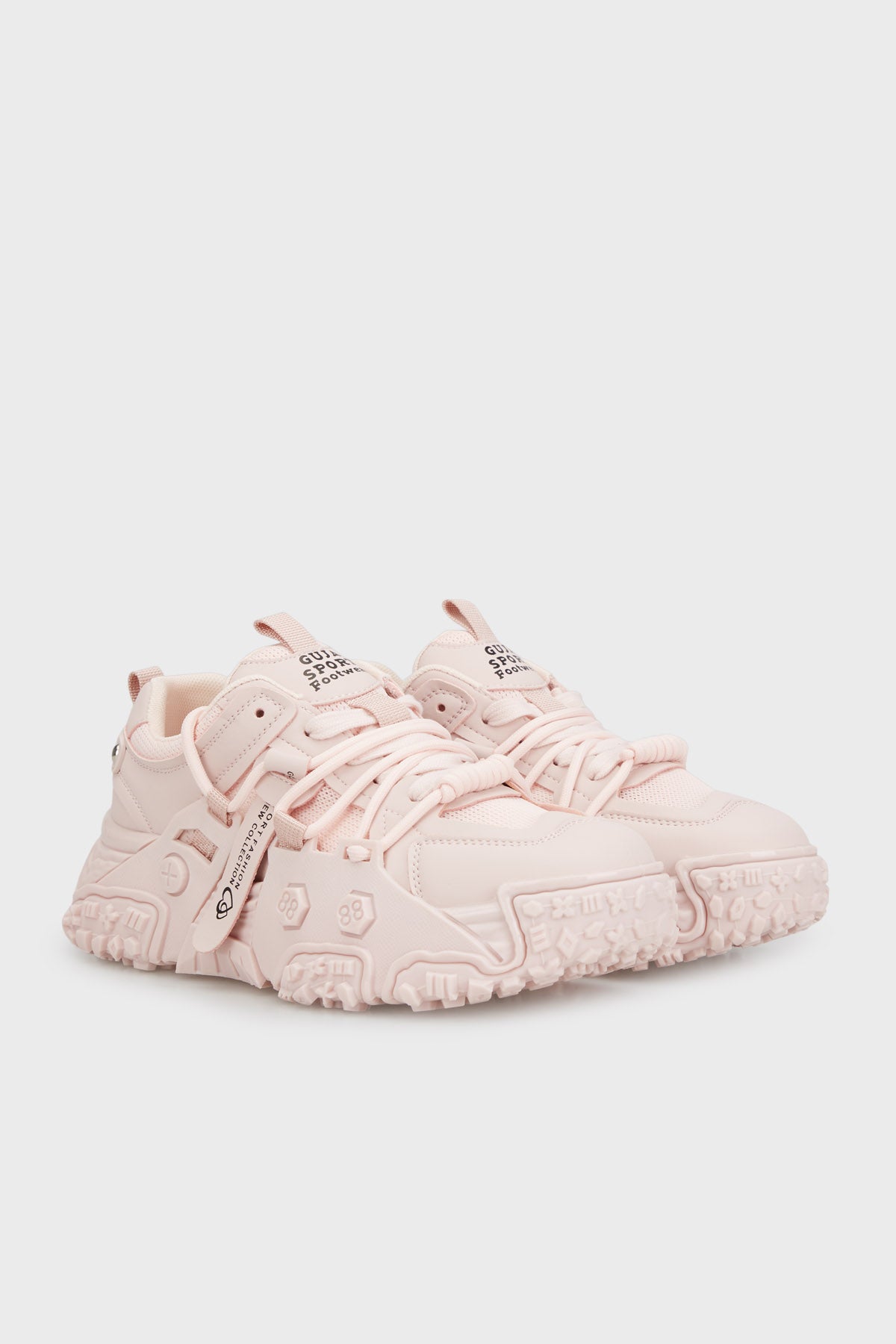 Guja Hakiki Deri Sneaker Bayan Ayakkabı 38924Y382 PEMBE