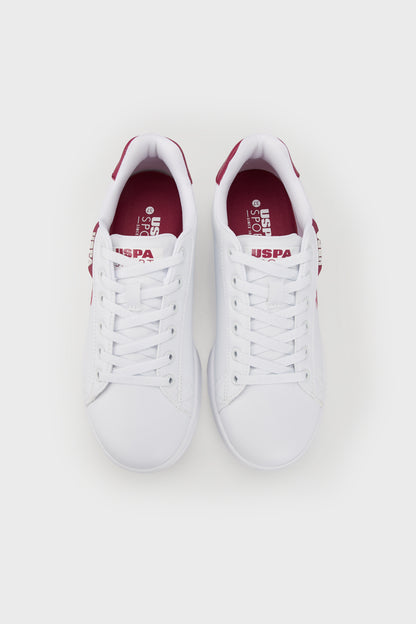 U.S. Polo Sneaker Bayan Ayakkabı COSTA WMN 4FX BEYAZ-BORDO