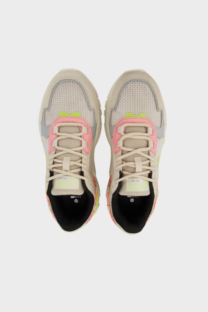 U.S. Polo Sneaker Bayan Ayakkabı VINCENT WMN 4FX Bej-Pembe-Sarı