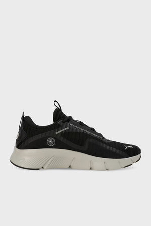 Puma FlexFocus Lite Better Knit Logolu Yürüyüş Sneakar Unisex Ayakkabı 37953607 SİYAH