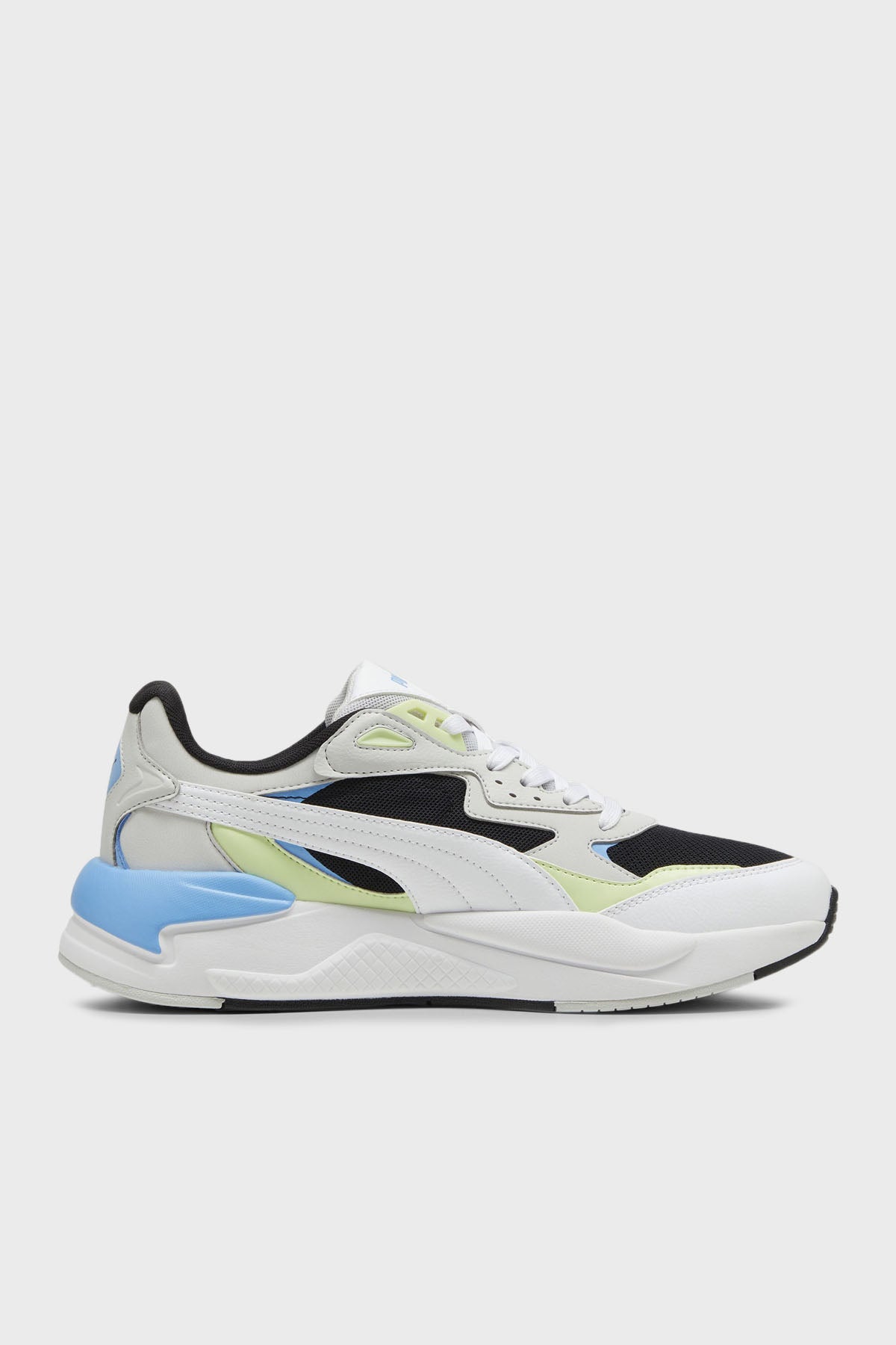 Puma X-Ray Speed Logolu Renk Bloklu Sneaker Unisex Ayakkabı 38463857 BEYAZ-SİYAH