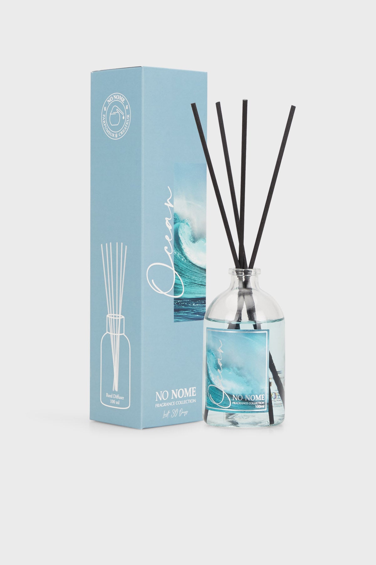 No Nome Ocean Bambu Çubuklu Fresh Okyanus Kokulu 100 ml Unisex Oda Parfümü 509008215 Renkli