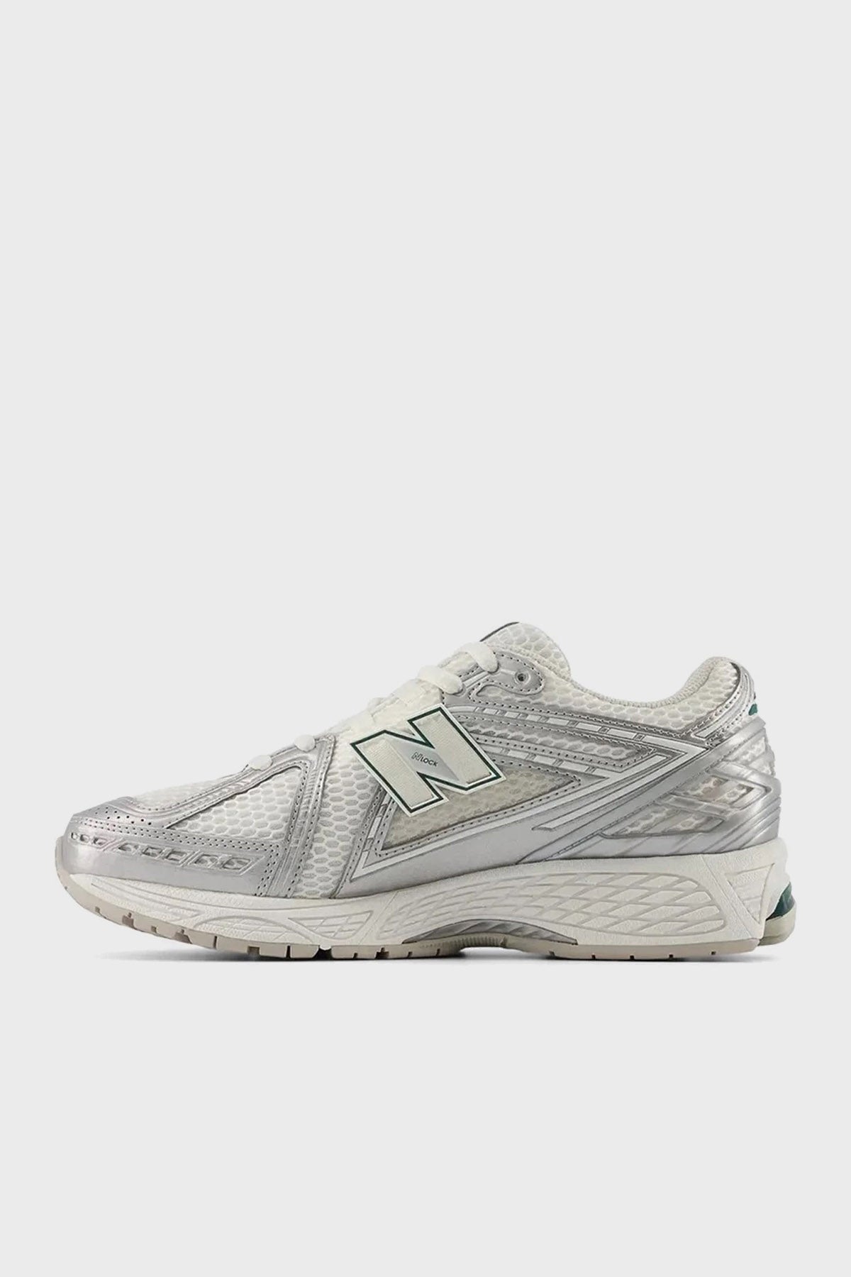 New Balance Logolu Metalik Görünümlü Sneaker Unisex Ayakkabı M1906REE BEYAZ-GÜMÜŞ