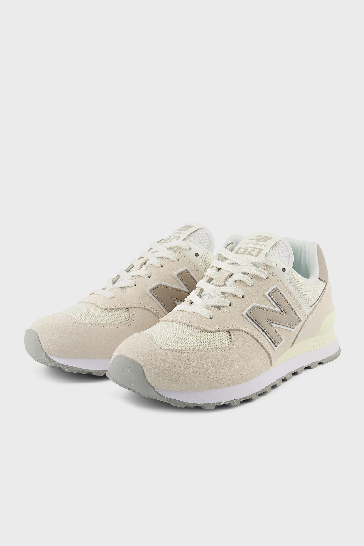 New Balance NB Lifestyle Logolu Sneaker Unisex Ayakkabı U574ESC BEJ