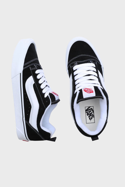 Vans Knu Skool Sneaker Unisex Ayakkabı VN0009QC6BT1 SİYAH-BEYAZ