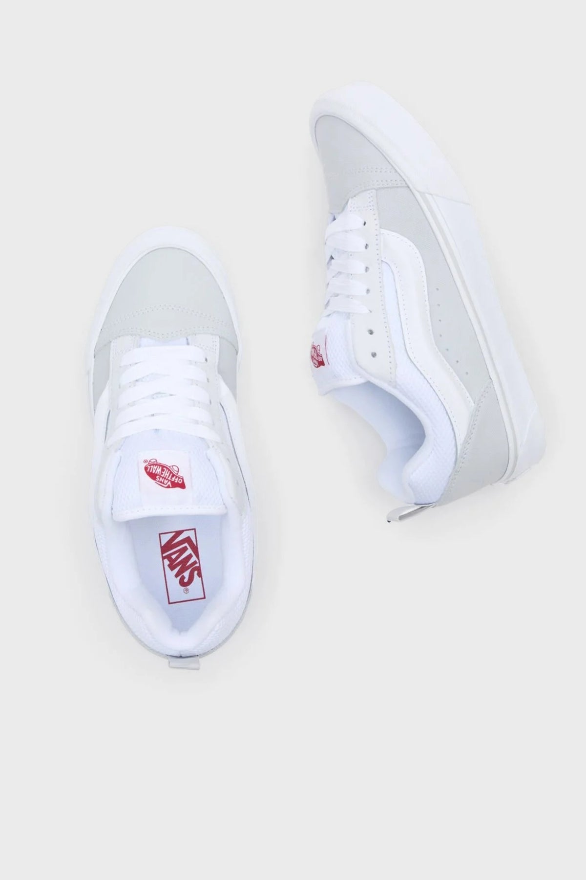 Vans Knu Skool Sneaker Unisex Ayakkabı VN0009QCYF91 BEYAZ-KIRMIZI