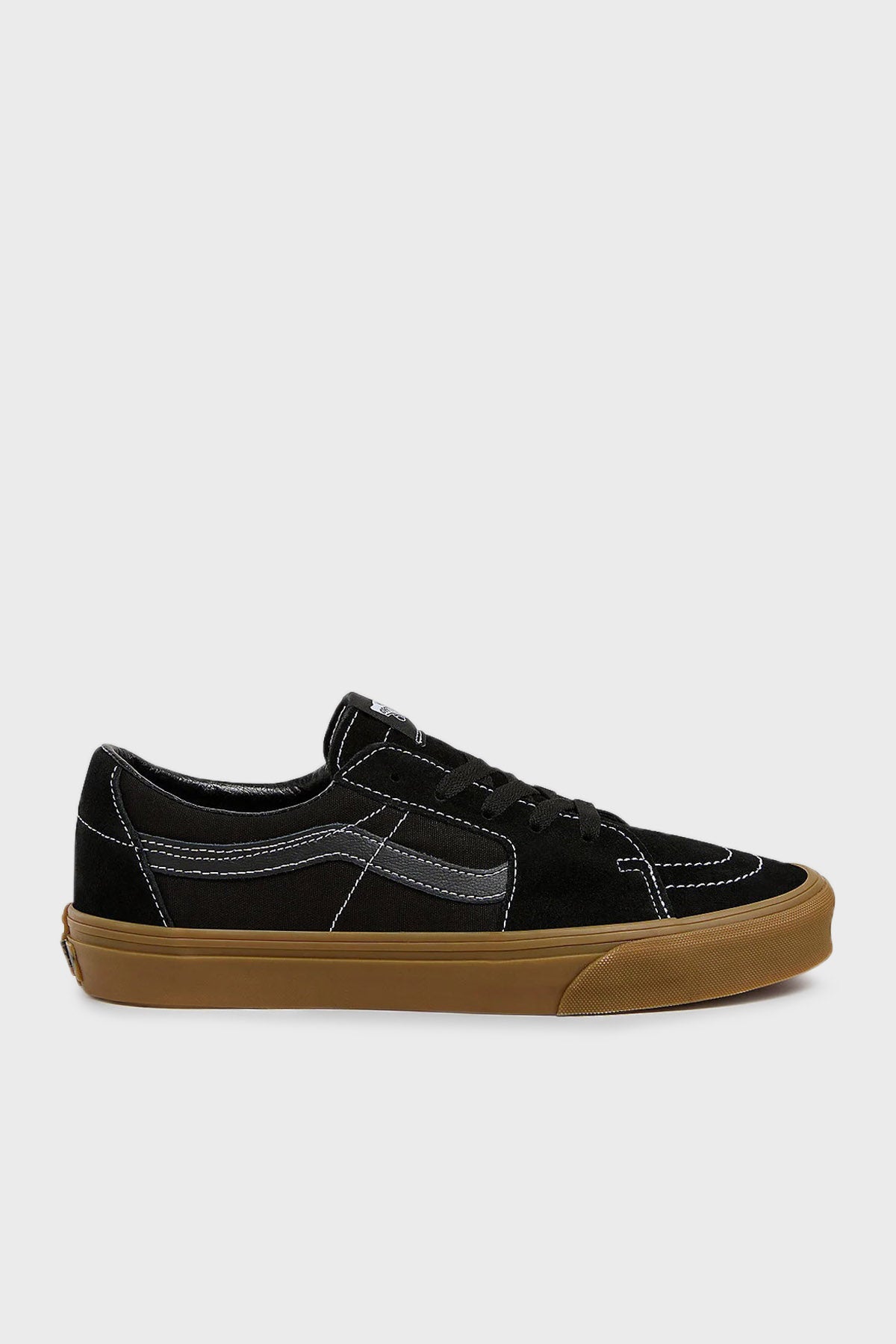 Vans SK8-Low Logolu Süet Sneaker Unisex Ayakkabı VN0009QRCJJ1 SİYAH