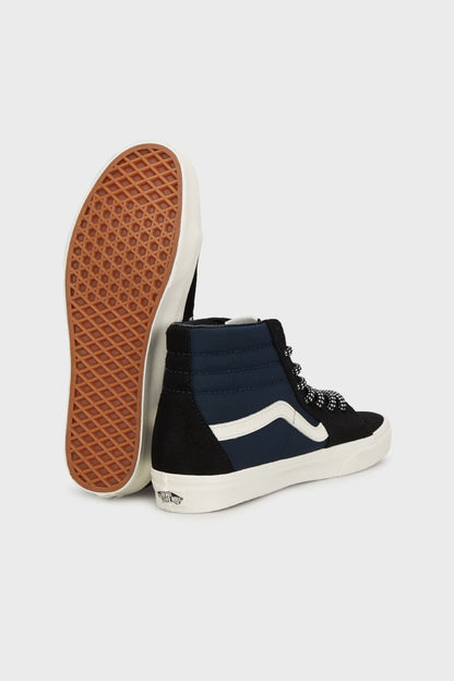 Vans SK8-Hi Logolu Bilekli Sneaker Unisex Ayakkabı VN000CMXLKZ1 SİYAH-LACİVERT