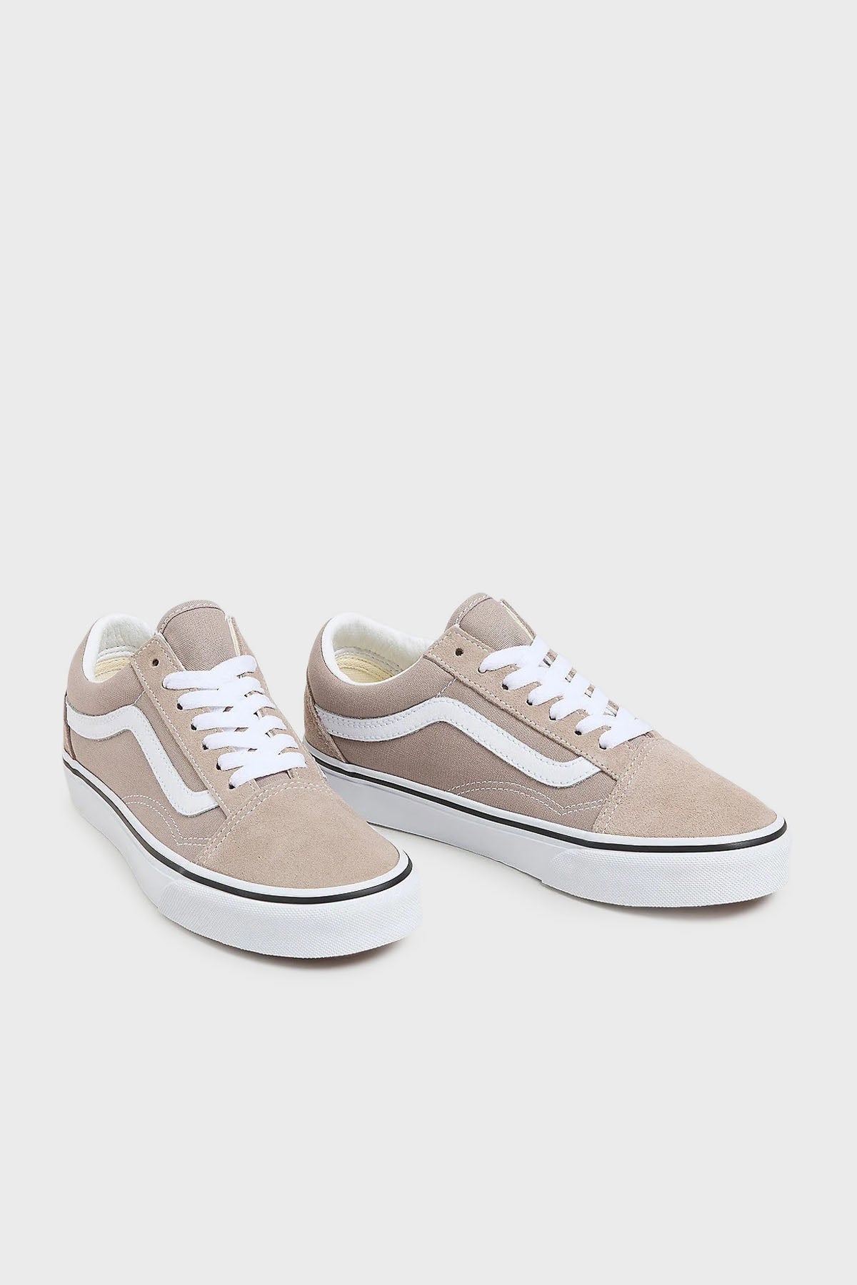 Vans Old Skool Logolu Süet Sneaker Unisex Ayakkabı VN000CT8HCZ1 BEJ