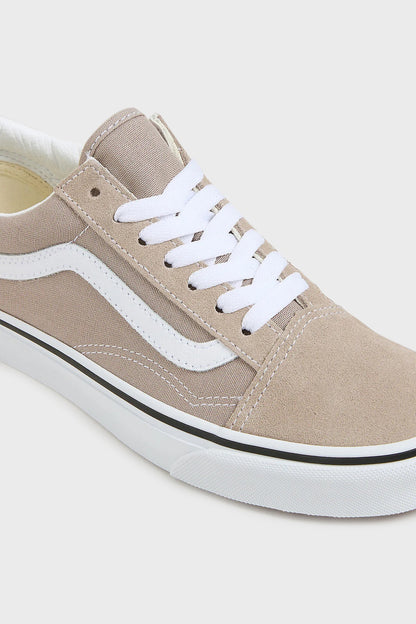 Vans Old Skool Logolu Süet Sneaker Unisex Ayakkabı VN000CT8HCZ1 BEJ